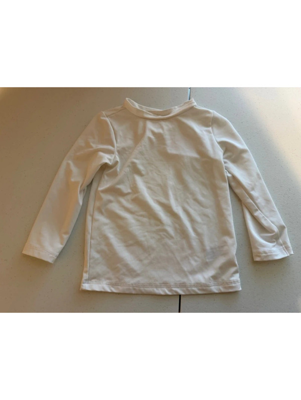 Cat & Jack White Long Sleeve Rash Guard